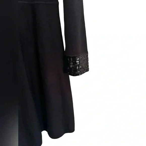 Jason Wu Black Fit N Flare Sweater Dress Plus Size XL - Picture 4 of 9